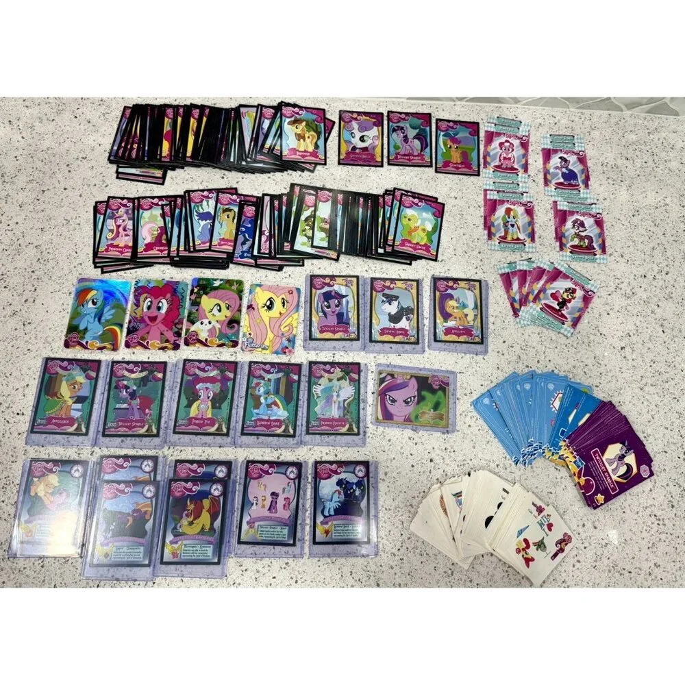My Little Pony Royal Trading Card Lot 300+ Royal Wedding, Holo, Foil, Elements + - Picture 1 of 16